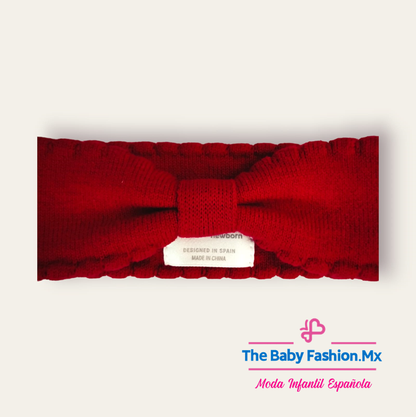 Diadema para bebé niña MAYORAL único modelo Ref 9104 Color Rojo