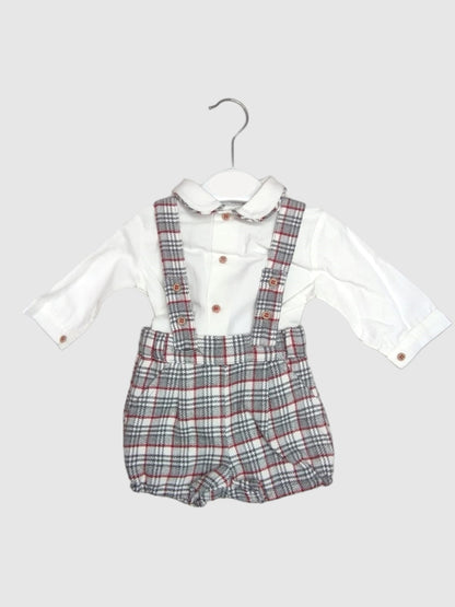 Bombachito para bebe niño Peto + Camisa y Jersey Conjunto 3pz COCO ACQUA Ref. 70414 704140/06 Rojo