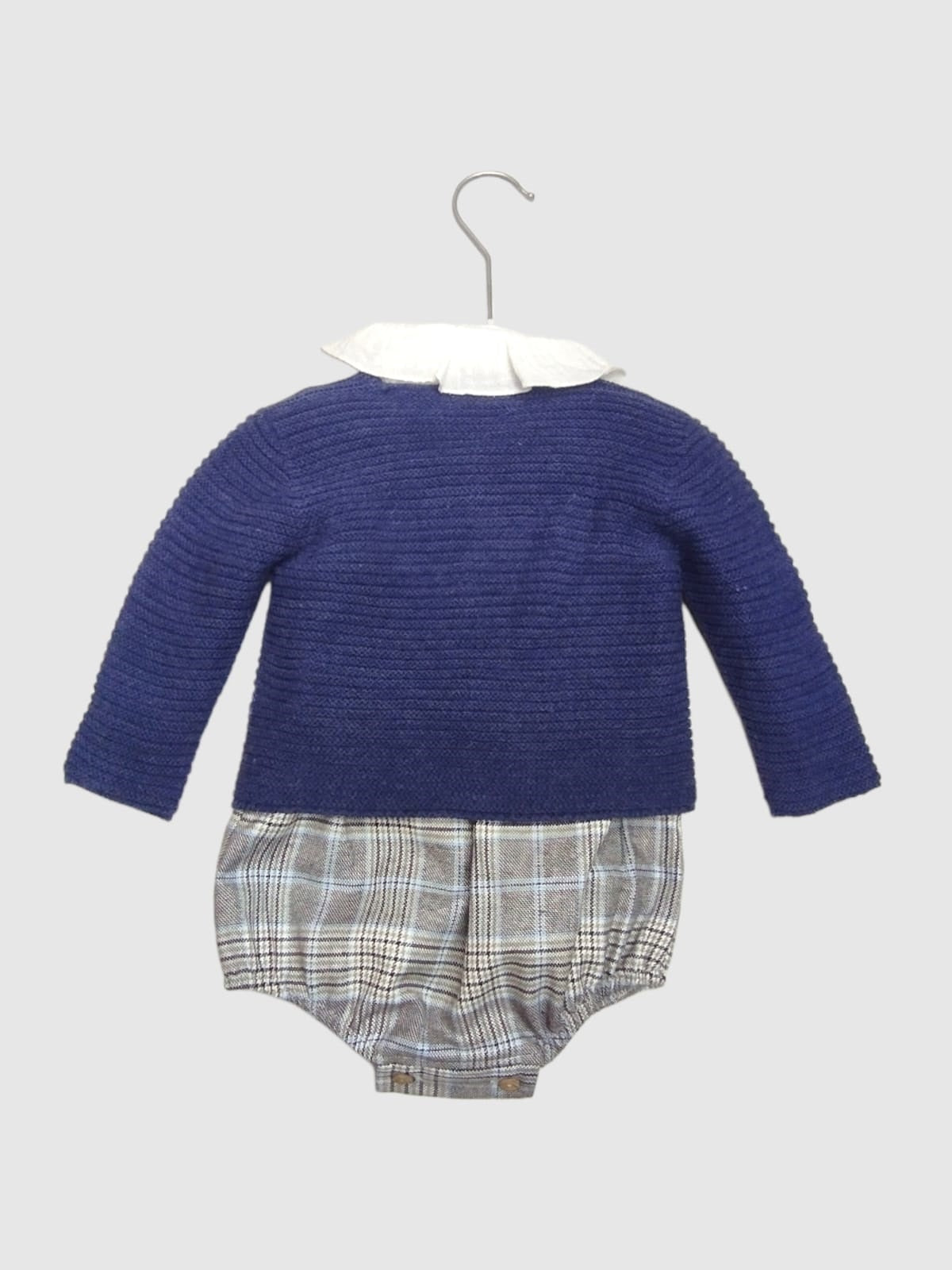 Body, Bombachito y Jersey para bebé niño Conjunto 3 pz MAC ILUSION 7928/69 Indigo