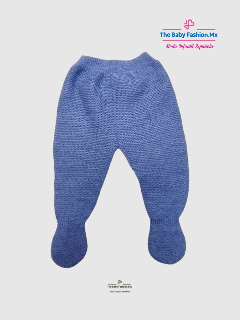 Mameluco para bebé niño Punto Tricot Alta Costura Conjunto 4 Pz MAC ILUSION Ref. 7833/32 Nuit