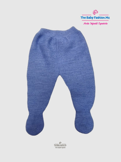 Mameluco para bebé niño Punto Tricot Alta Costura Conjunto 4 Pz MAC ILUSION Ref. 7833/32 Nuit