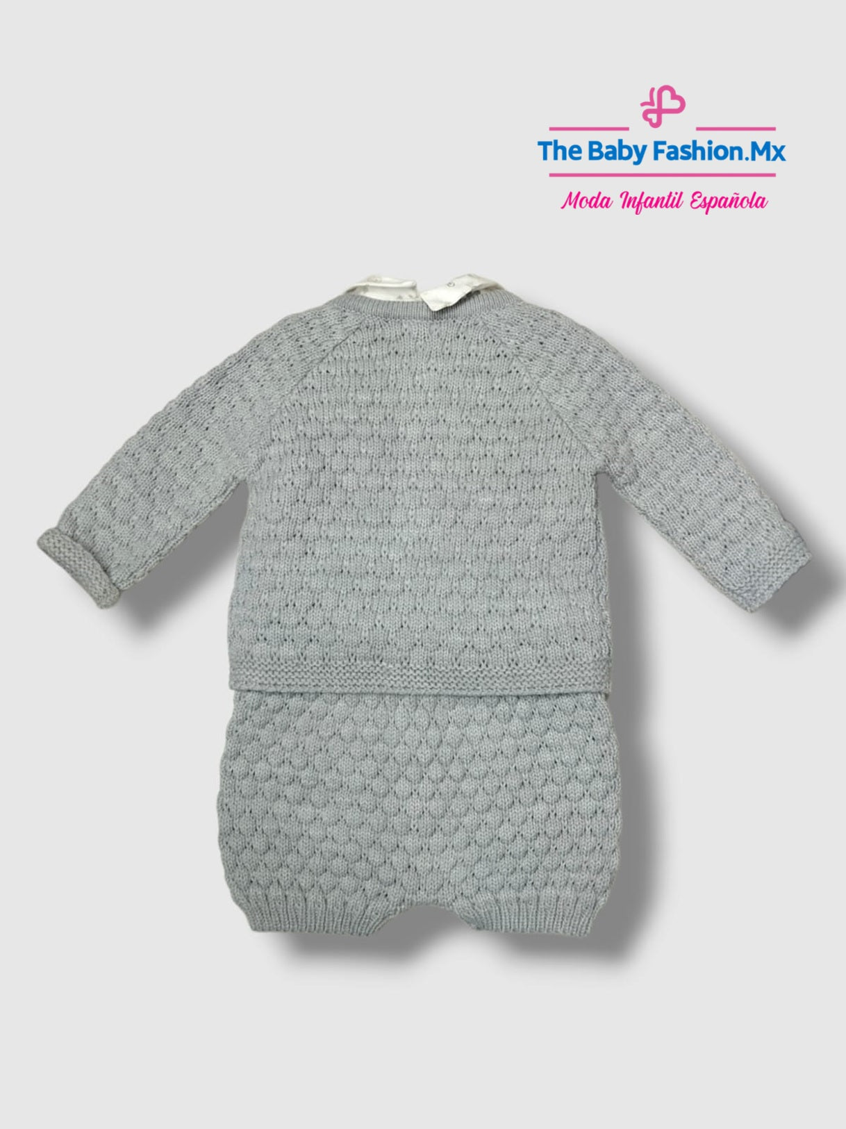 Pantalón corto Camiseta y Jersey para bebé niño Conjunto 3 Pz MAC ILUSION Ref. 7835/44 Luna