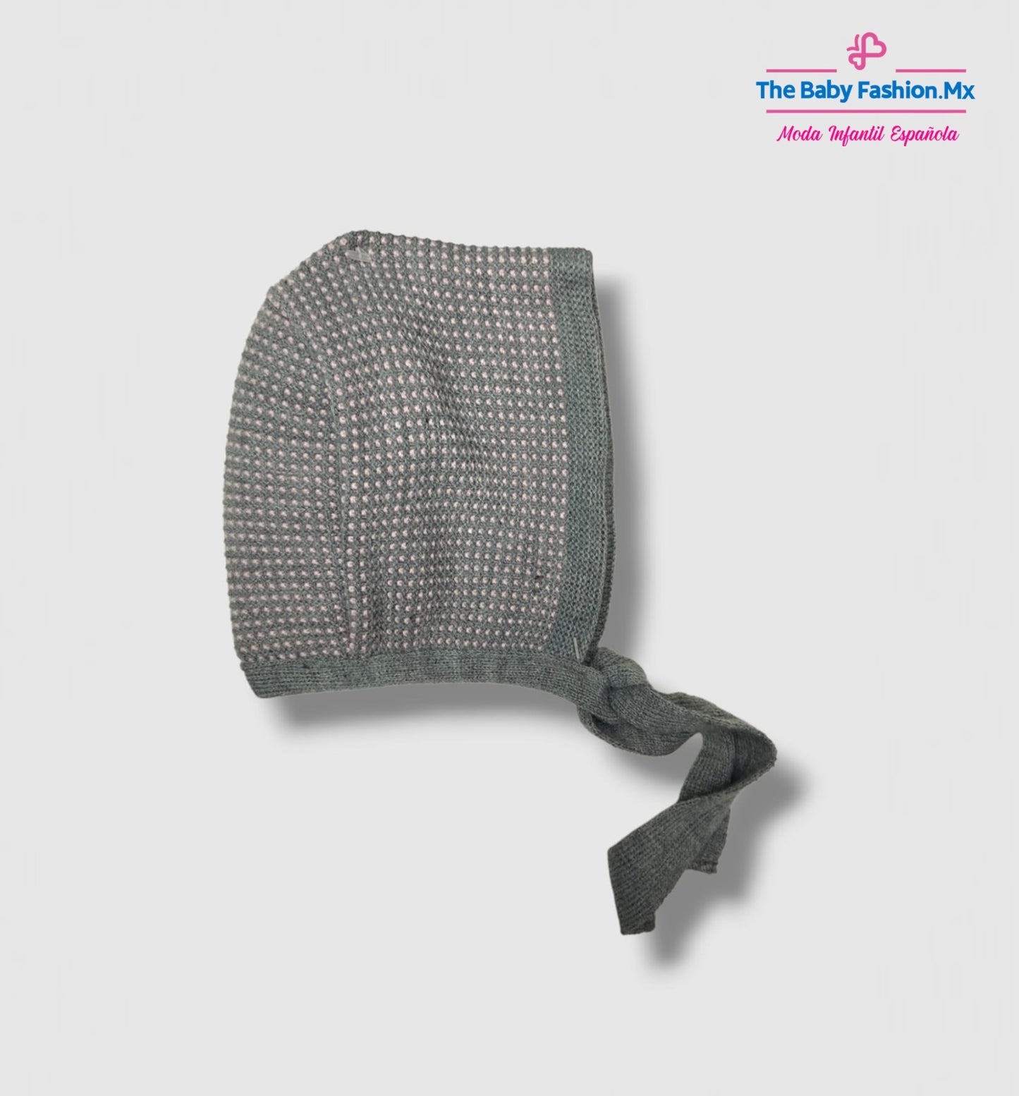 Abrigo Tricot y Capota para bebé niña Alta Costura Conjunto 2 pz MAC ILUSION Ref. 7877/4554 Som-Oro