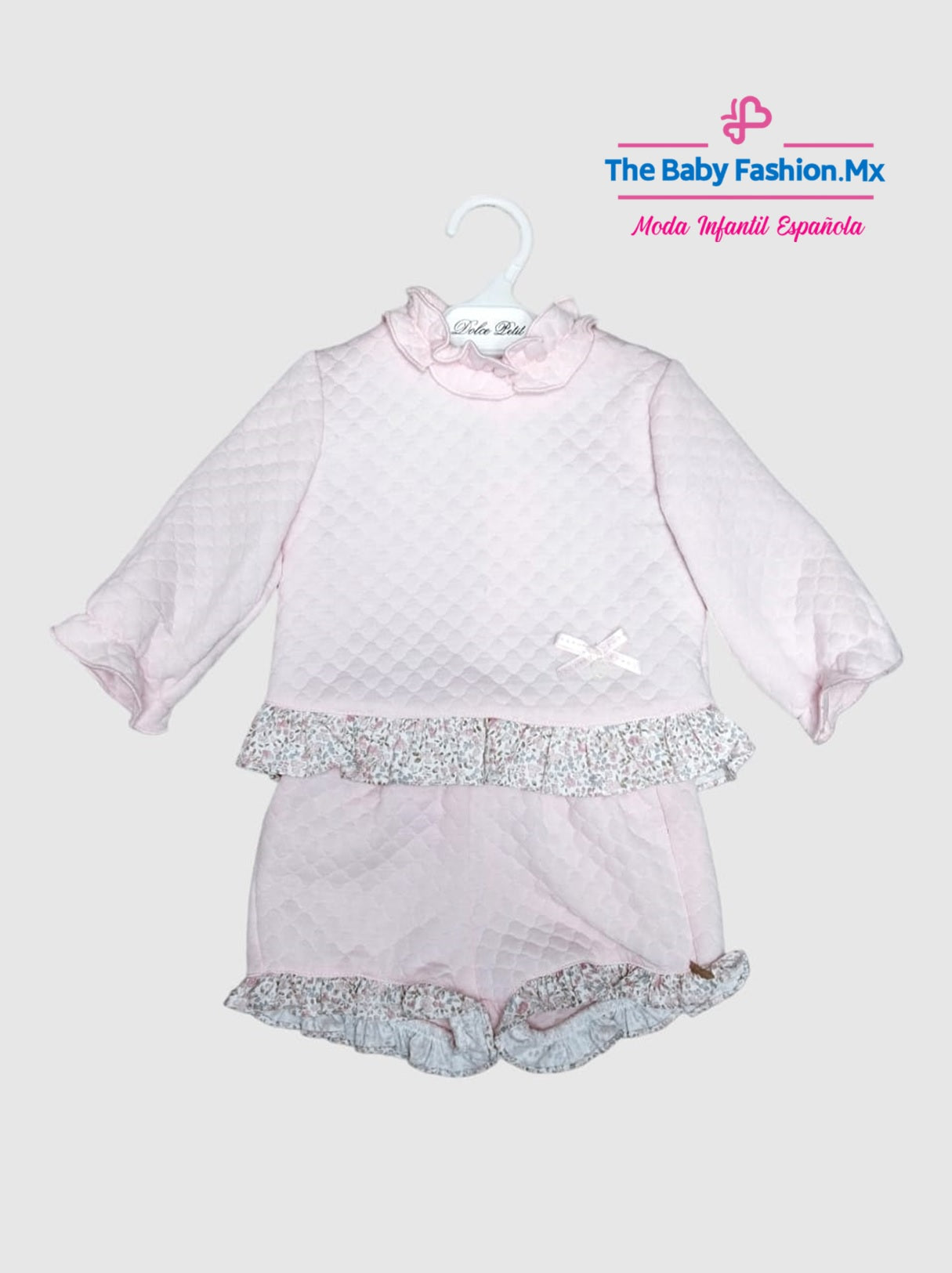 Bombacho para bebé niña con braguita Conjunto 2 pz DOLCE PETIT Ref. 24/2009/23 02 Petalo