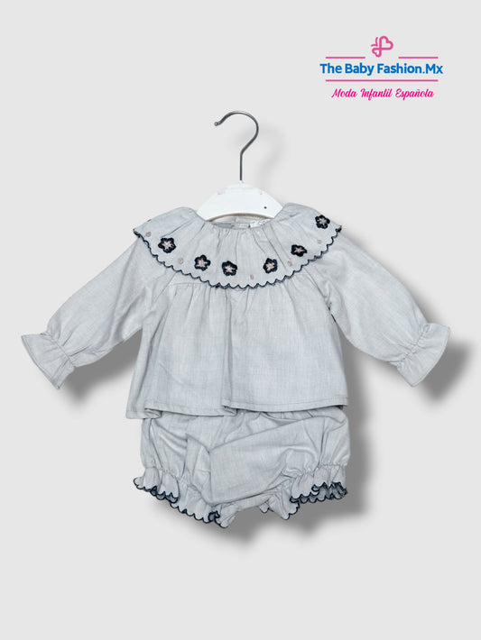 Bombacho para bebé Conjunto 2 Pz COCO Ref. 70386/27 Gris Claro