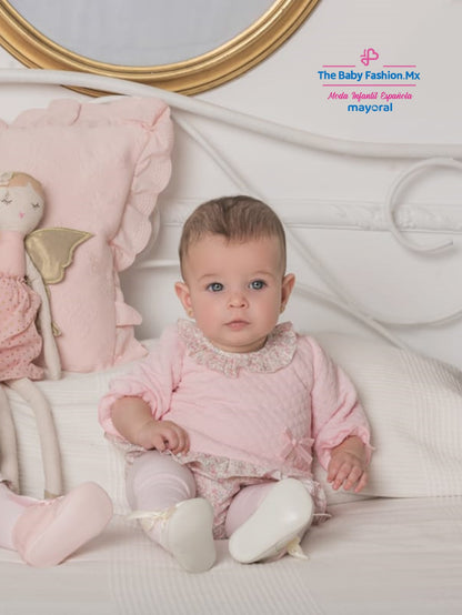 Bombacho para bebé niña con braguita Conjunto 2 pz DOLCE PETIT Ref. 24/2009/23 02 Petalo