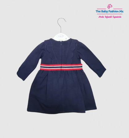 Vestido para bebé Alta Costura DR KID Ref. DK320 Marino