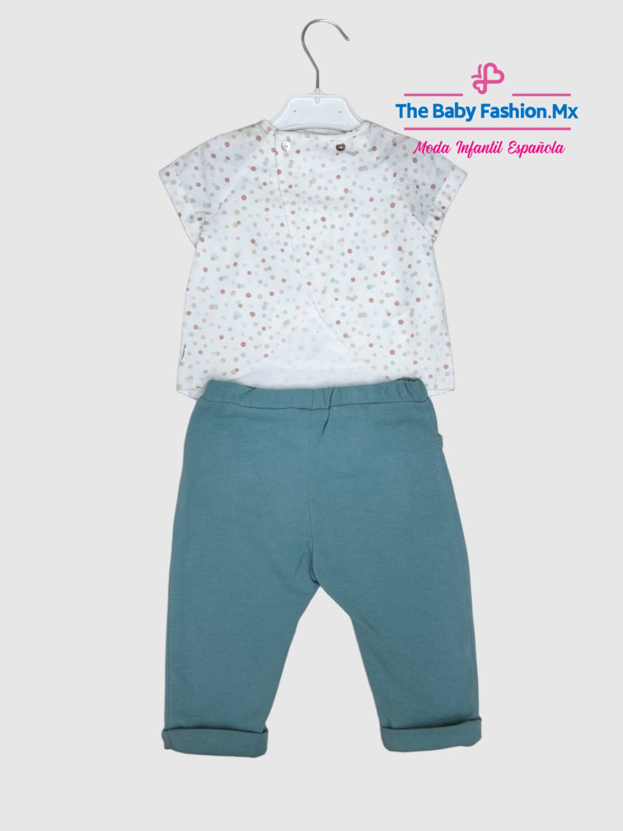 Camisa Nida y Pantalón para bebé niña MARTIN ARANDA Art. 325/1707 371/0707 Arizona