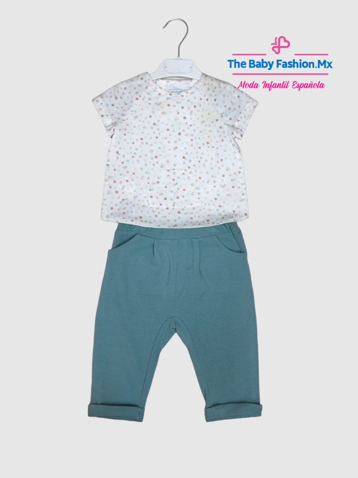 Camisa Nida y Pantalón para bebé niña MARTIN ARANDA Art. 325/1707 371/0707 Arizona