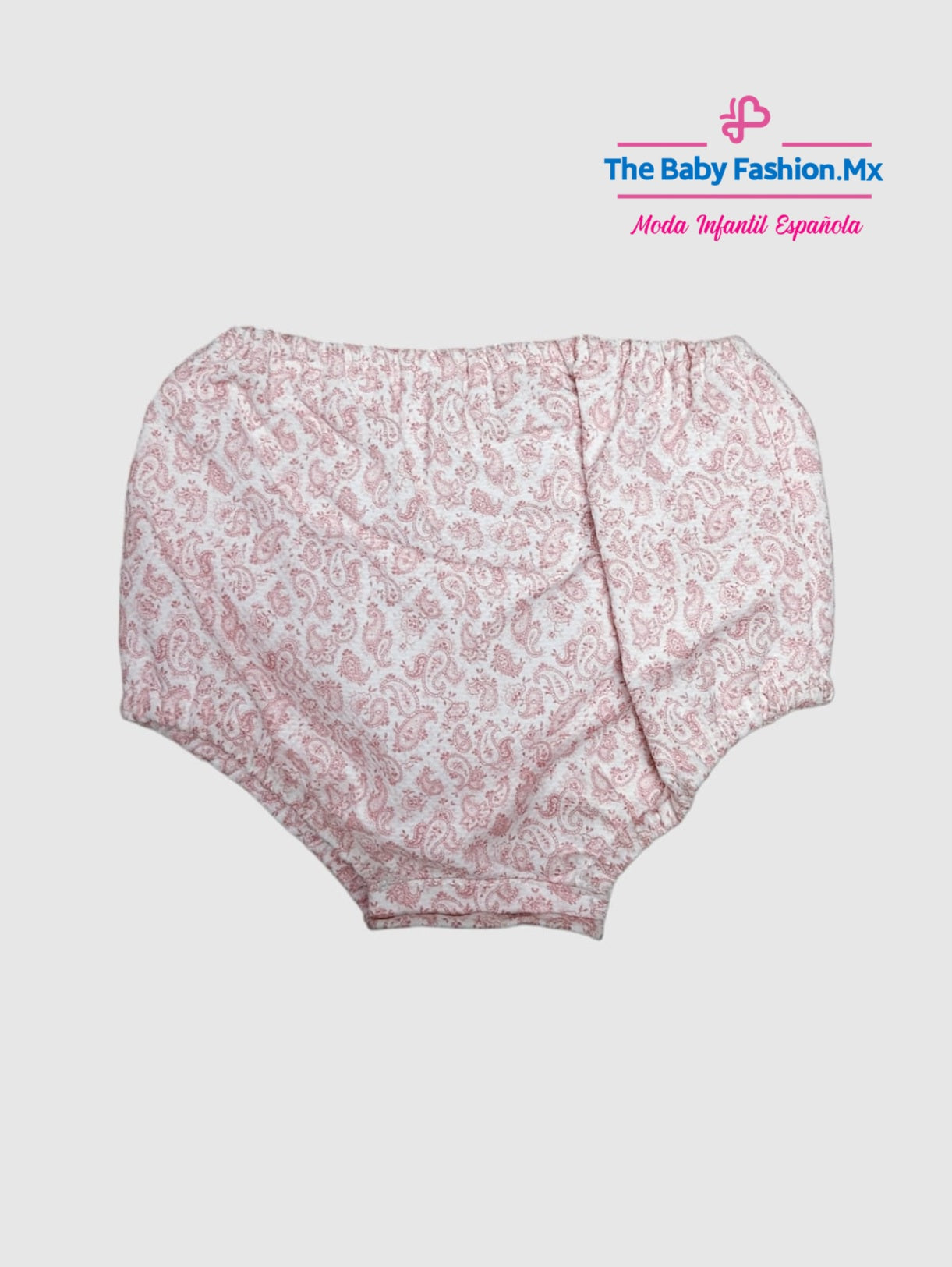 Blusita sin mangas y cubrepañal para bebé niña Conjunto 2 Pz ROCHY Modelo. C9034 Rosa