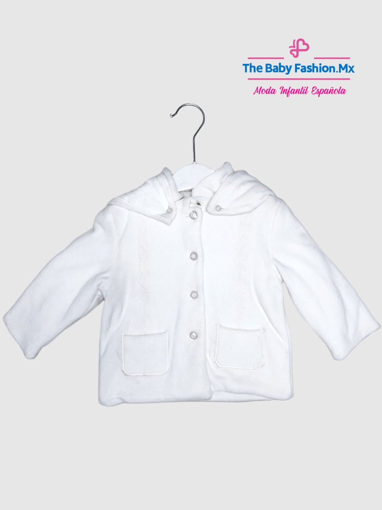 Abrigo para bebé Unisex DR KID Ref. DK237 Crudo