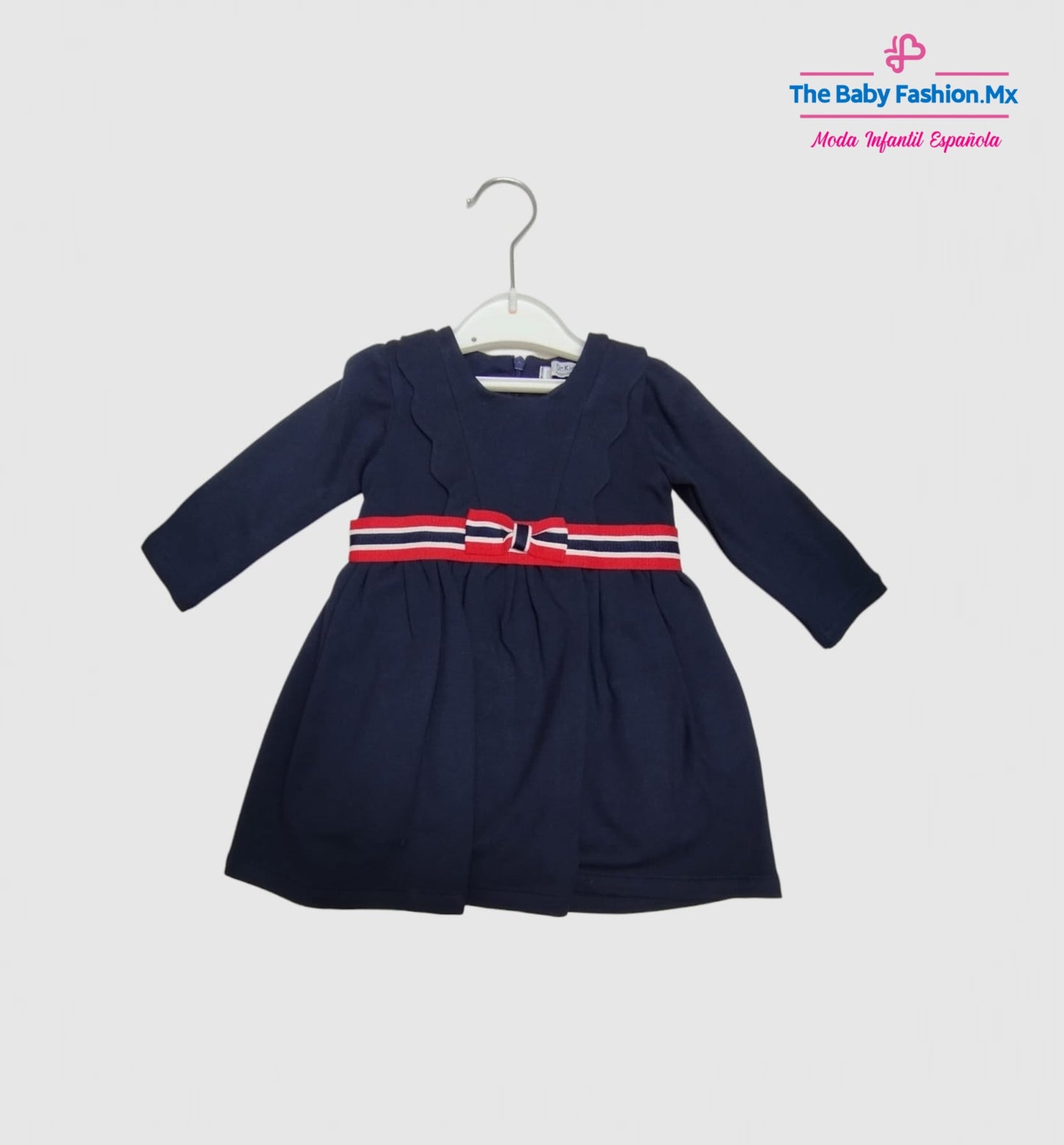 Vestido para bebé Alta Costura DR KID Ref. DK320 Marino
