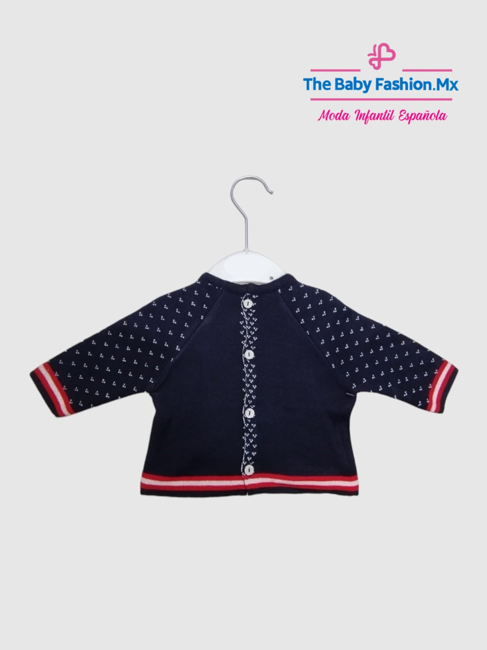 Jersey y Gorro para bebé niño Conjunto 2 Pz  MAC ILUSION Ref. 7818/08 Marino