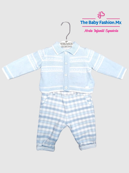 Pantalón y Jersey para bebé niño DR KID Ref. DK126 DK128 Sweet Boy