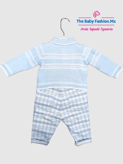 Pantalón y Jersey para bebé niño DR KID Ref. DK126 DK128 Sweet Boy
