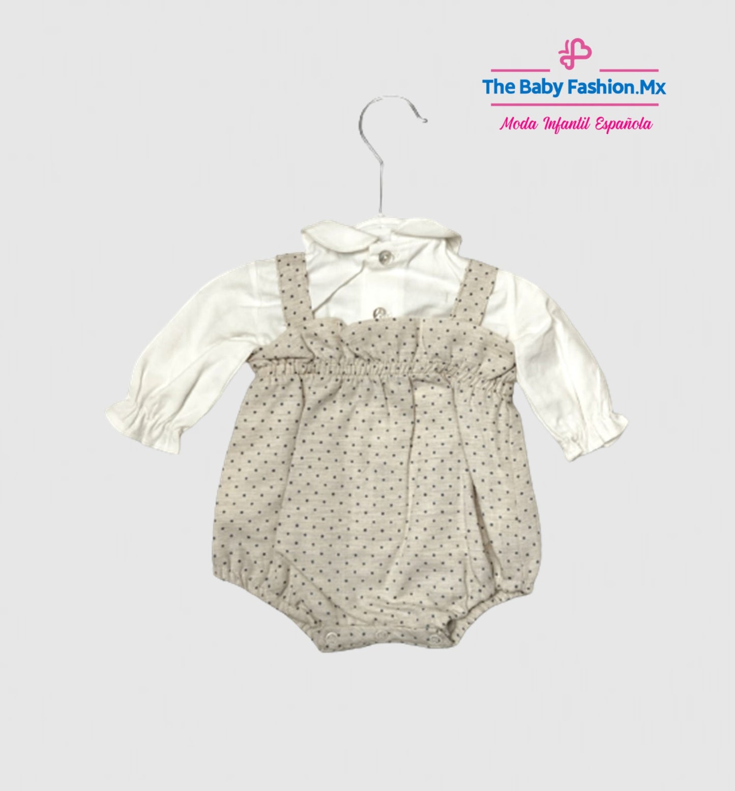 Conjunto Bombachito 3 pz para bebé niño COCO Ref. 703790/10 Azulina