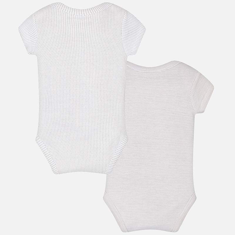 Body para bebé recien nacido Set 2 Pz MAYORAL Ref. 1720/89 Macadamia