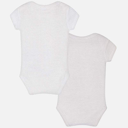 Body para bebé recien nacido Set 2 Pz MAYORAL Ref. 1720/89 Macadamia