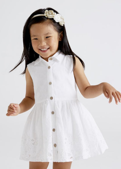 Vestido Niña Sku 3930 Color 81 Crudo