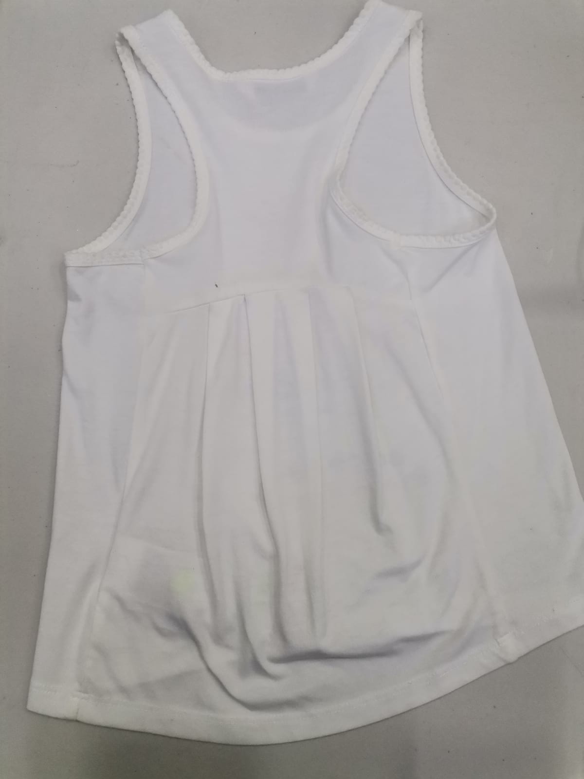 Playera manga corta con motivo estampado de algodón para niña Sku 03069 Color Crudo