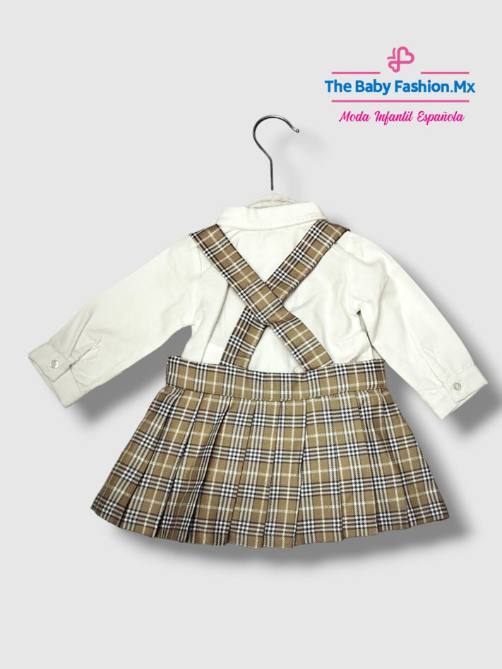 Vestido para bebé Conjunto 2 pz DR KID Ref. DK225 DK 373 Essentials Precious