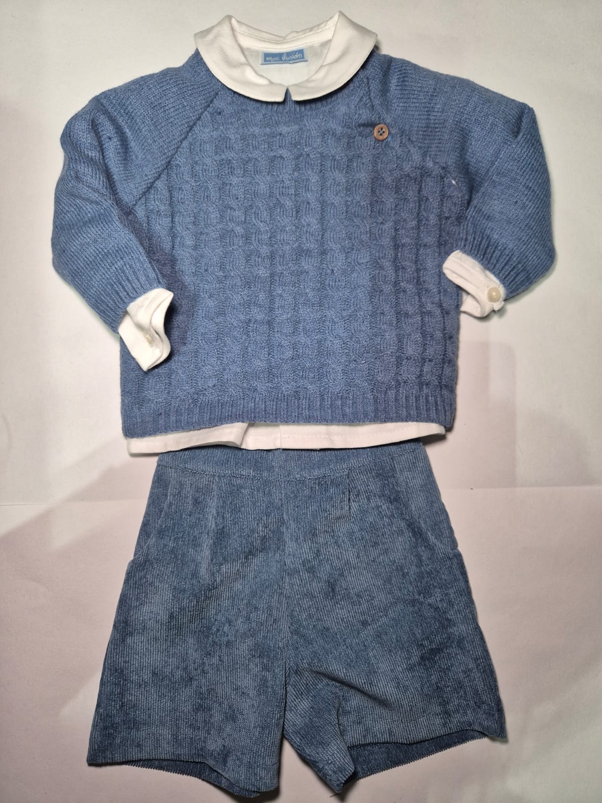 Conjunto 3 pzas de punto