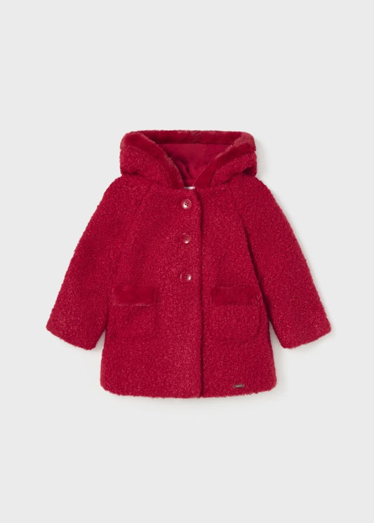 Abrigo rizo bebé Ref. 13-02416-058 Rojo