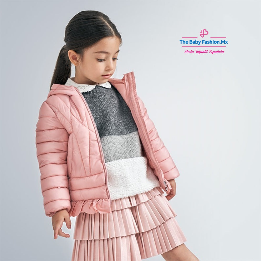 Chaquetón soft para niña MAYORAL Ref. 10/4417/85 Colorete
