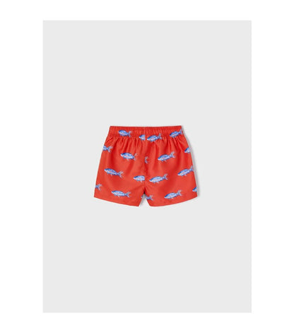 Bañador Bermuda Peces Play Sku 3664 Color 27 Rojo