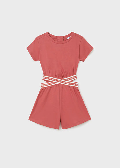 Vestido Mono para niña MAYORAL Ref. 6834/34 Carmin