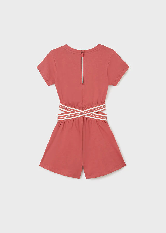 Vestido Mono para niña MAYORAL Ref. 6834/34 Carmin
