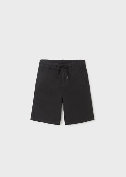 Bermuda con cintura ajustable de algodón para chico Art. 23-06249-091 Lapiz