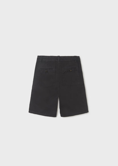 Bermuda con cintura ajustable de algodón para chico Art. 23-06249-091 Lapiz