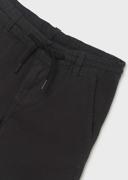 Bermuda con cintura ajustable de algodón para chico Art. 23-06249-091 Lapiz