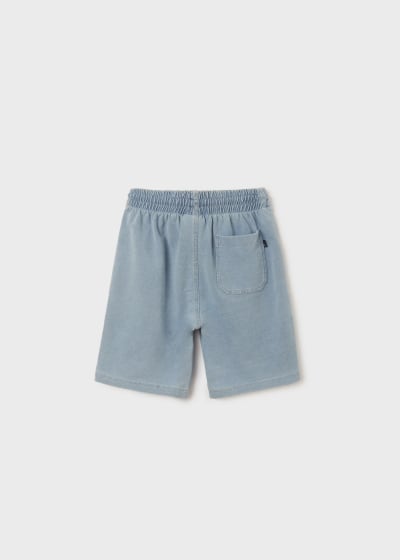 Bermuda de algodón sostenible para chico Sku  6260 Color Claro