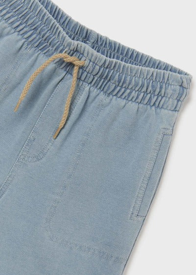Bermuda de algodón sostenible para chico Sku  6260 Color Claro