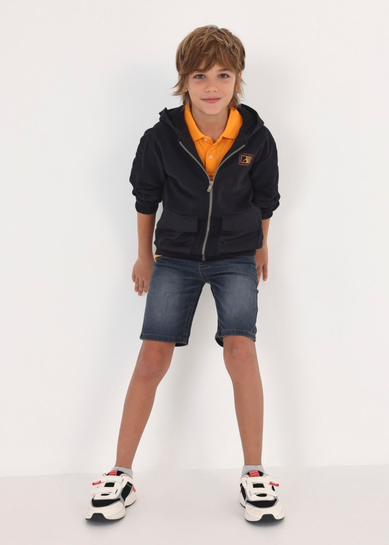 Bermuda jogger con algodón sostenible para chico Art. 23-06257-018 Gris-Oscuro