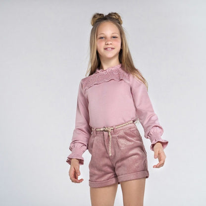 Pantalon Corto para chica MAYORAL Ref. 7203/85 Rosado