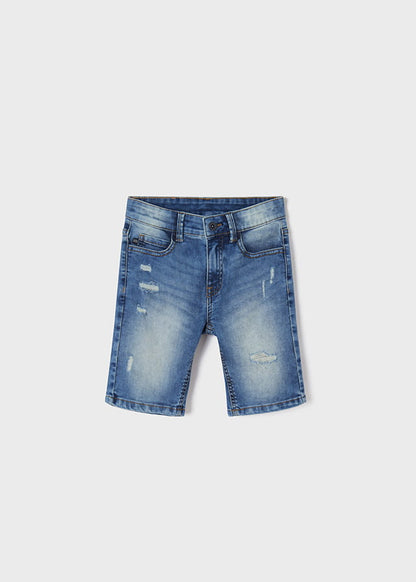 Bermuda Denim Rotos SKU 6215 Color 74 Medio