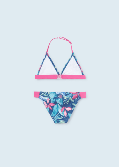 Bikini de triángulo para chica Sku 6753 Color 10 Buganvilla