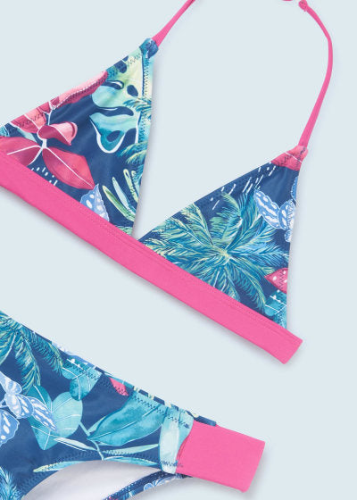 Bikini de triángulo para chica Sku 6753 Color 10 Buganvilla