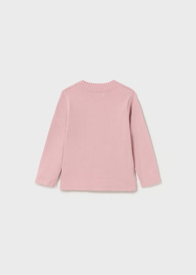 Blusa cuello semi alto Better Cotton bebé Ref. 13-02004-054 Rosado