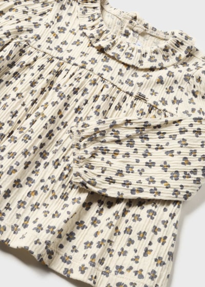 Blusa estampada bebé MAYORAL  Ref. 13-02167-020 Garbanzo