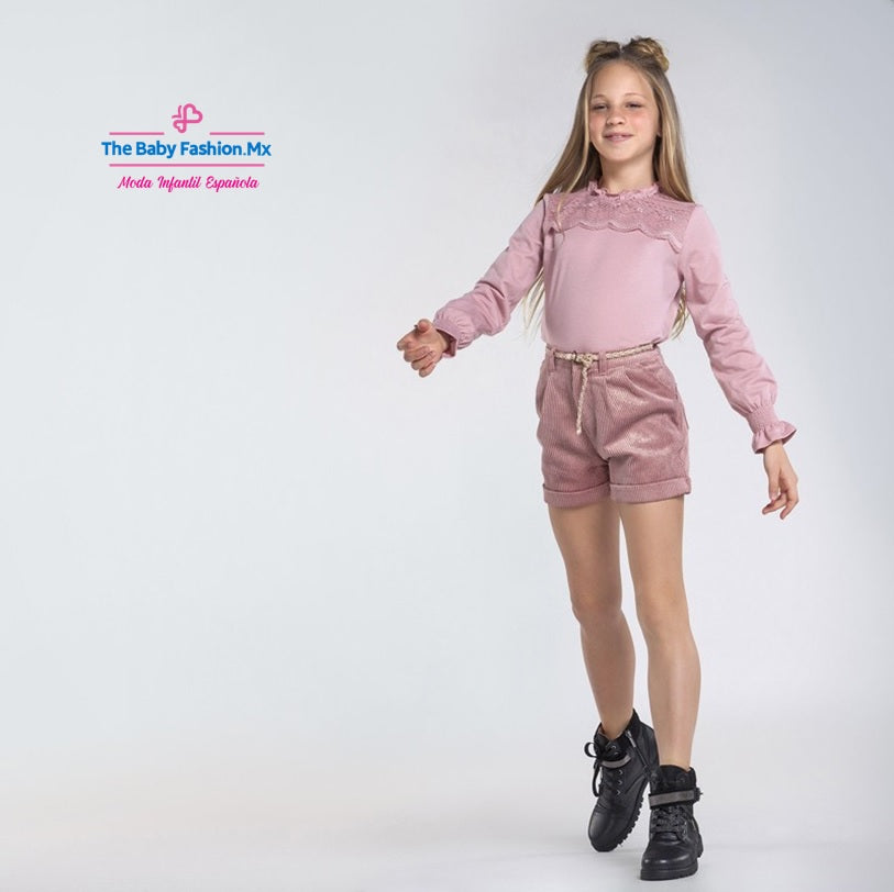 Pantalon Corto para chica MAYORAL Ref. 7203/85 Rosado