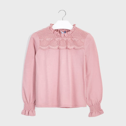 Camiseta Tul Bordado para chica MAYORAL Ref. 7069/10 Maquillaje