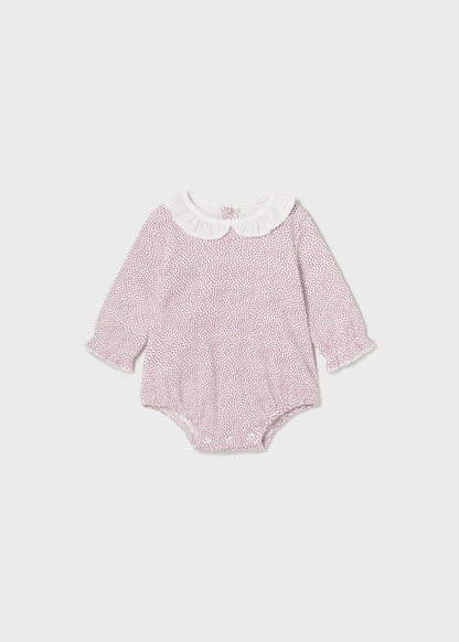 Body cuello holán Better Cotton recién nacido  Ref. 13-02732-075 Estampado