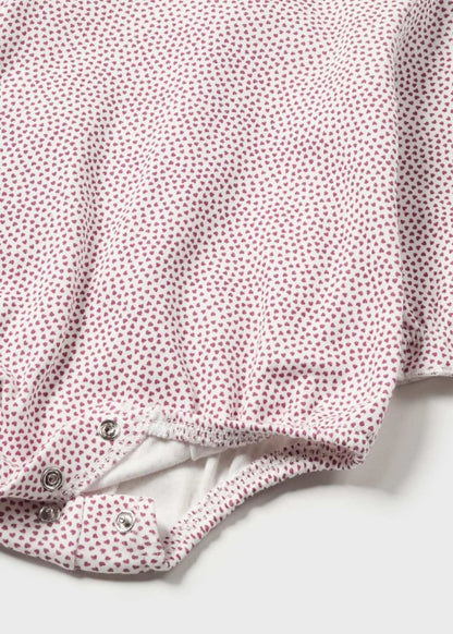 Body cuello holán Better Cotton recién nacido  Ref. 13-02732-075 Estampado
