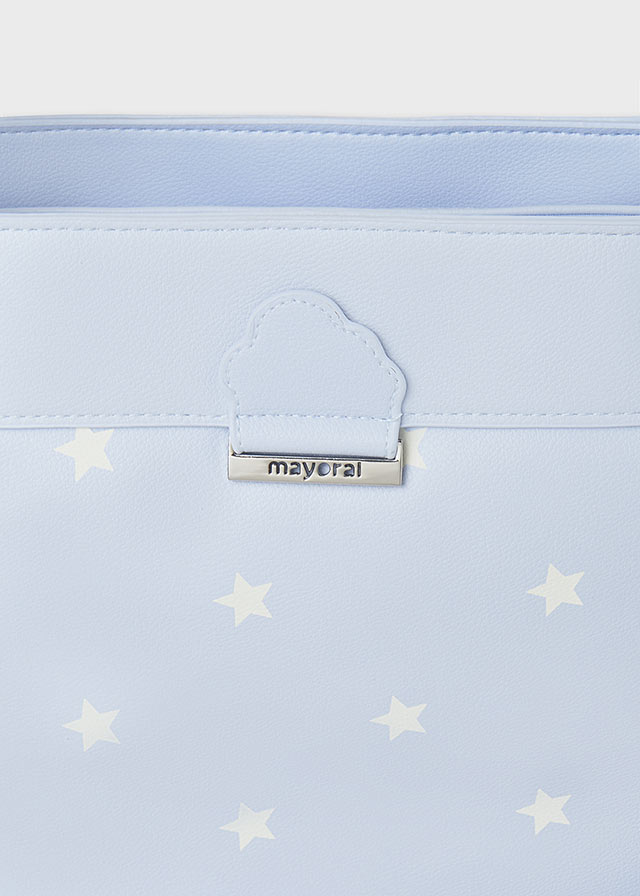 Pañalera estrellas celeste Sku 19901 Color Baby Blue