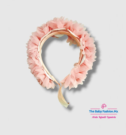 Diadema para niña Pale Blush
