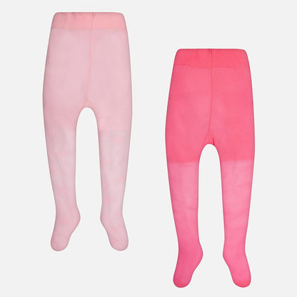 Set de 2 medias para bebé MAYORAL SKU 10130 Color 84 Rosa Palo/Rosa Claro